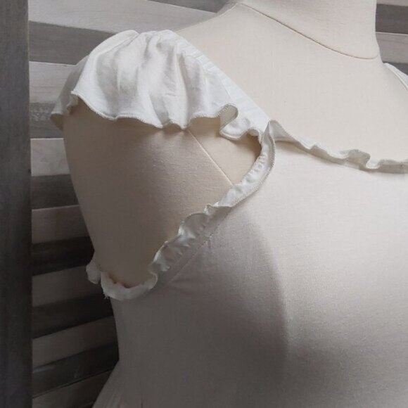 Ruffle Sleeve Tank | 89th + Madison | 1X - Picture 4 of 10